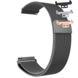 Curea tip Milanese Loop, compatibila Huawei Watch Fit 1, cu adaptor dedicat, Space Gray