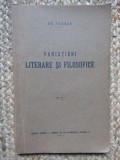 VARIATIUNI LITERARE SI FILOSOFICE-GR. TAUSAN