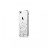 Carcasa iPhone 6/6S Devia Crystal Rococo Silver (Cristale Swarovski, electroplacat)