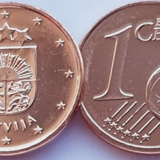 01B13 Letonia 1 euro cent 2014 km 150 UNC