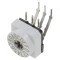 &Icirc;ntrerupător Codificare HEX/BCD 16 Poz THT 80m&Omega;