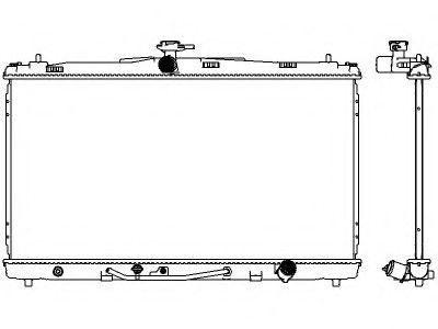 Radiator racire Toyota Camry (XV50), 09.2011-2017, motor 2.0, 109 kw, 2.5, 133 kw, 3.5 V6, 198 kw/204 kw, benzina, cutie automata, cu/fara AC, 765x40