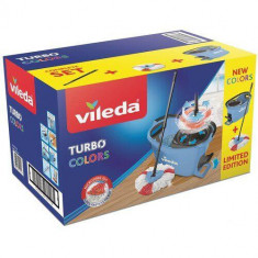 Set curatenie Vileda Easy Wring Turbo, cu pedala, albastru foto