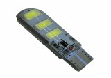 T10-G6-W FLASH - LED auto T10 5730 6 SMD 12V silicon cu mod flash si mod static