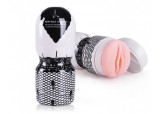 Masturbator Passion Cup Vagina 02 B-Series Power - TPE, 16cm, 6cm diametru, Striat, Impermeabil, Body Safe