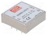 Convertor DC/DC 30W MEAN WELL - Intrare 18-36VDC, Ieșire 12VDC, 2.5A