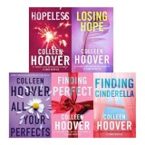Hopeless Series By Colleen Hoover 5 Books Collection Set (Losing Hope, Finding Cinderella, Hopeless, Finding Perfect &amp; All Your Perfect)