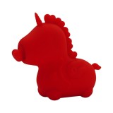 Stimulator clitoris UNIHORN Cupid&rsquo;s Beau, &icirc;n formă de unicorn, 10 funcții de vibrație, 10 funcții de mișcare, roșu