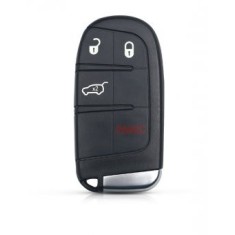 Carcasa cheie Smart Key Topautochei&reg; pentru Chrysler Jeep Cherokee Dodge Ram 1500 Journey Charger Challenger 4 butoane Fiat
