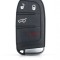 Carcasa cheie Smart Key Topautochei&reg; pentru Chrysler Jeep Cherokee Dodge Ram 1500 Journey Charger Challenger 4 butoane Fiat