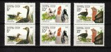 Rusia, URSS, 1990 | Păsări de curte - Animale | Serie &icirc;n perechi - MNH | aph, Fauna, Nestampilat