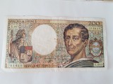 Franta 200 Francs 1990 stare excelenta