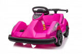 Masinuta-Kart electric pentru copii 2-5 ani, RACE8 35W 6V, telecomanda, culoare Roz