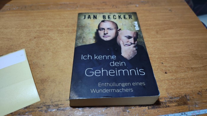 Carte Jan Becker - Ich kenne dein Geheimnis #Han