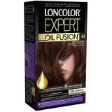 Vopsea de par permanenta Expert Oil Fusion Nr 4.3, 115ml, Loncolor