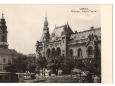 CPI B 10854 CARTE POSTALA - ORADEA. BIBLIOTECA SFATULUI POPULAR, RPR