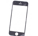 Geam Sticla iPhone 5S Negru, Compatibil