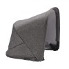 Capotina Carucior Bugaboo Fox 5 Lynx Grey Melange, Protectie UV50+, Extensibila, Fereastra Peekaboo, Poliester Lavabil