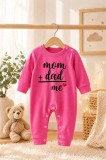 Salopeta roz ciclamen fara botosei pentru bebelusi, Mom&amp;Dad (Marime