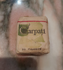 Carpati-pachet plin cu tigari anii 1980 foto