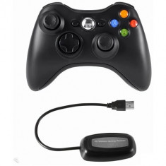 Controller wireless Xbox 360/PC cu USB adaptor wireless foto