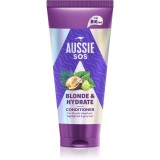 Aussie SOS Blonde &amp; Hydrate balsam hidratant pentru par blond 350 ml