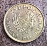 C50 CL 1 - Moneda foarte veche - Cipru - 2 centi - 1988