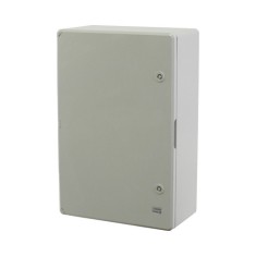 Cutie distributie IP65 din ABS gri, usa mata, placa metalica, 400x600x200 mm PP3008
