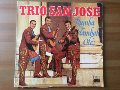 trio san jose rumba tambah ole disc vinyl lp muzica latino latin rumba samba VG foto