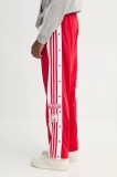 adidas Originals pantaloni de trening Adibreak culoarea rosu, cu imprimeu, JP3765