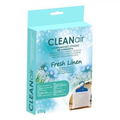 Dezumidificator Pasiv, Clean Air, Fresh Linen, Capacitate 250g foto