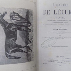 Economie de l'écurie, Intretinerea grajdiului, John Stewart, Paris 1861