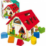 Joc educativ de constructie ferma Diset 12 piese StarHome GiftGalaxy, Hessa