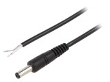 Cablu Alimentare DC 4,8/1,7 Negru 0,5m