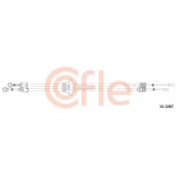 Cablu timonerie transmisie manuala Citroen Jumpy; Fiat Scudo (272, 270); Peugeot Expert Tepee (Vf3v) Cofle 113287