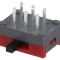 Comutator glisant Poz 2 DPDT 0,1A/30VDC ON-ON lateral