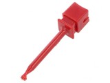 Clips de măsurare cu c&acirc;rlig roșu 10A 63mm 1kVDC