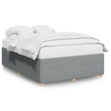 Cumpara ieftin Cadru de pat fara saltea, gri deschis, 140x200 cm, textil