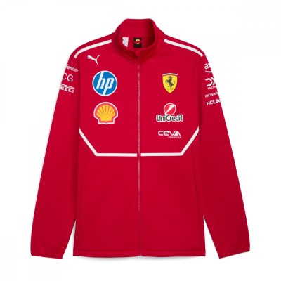 Ferrari geacă de bărbați softshell official Teamline Replica F1 Team 2025 - M foto