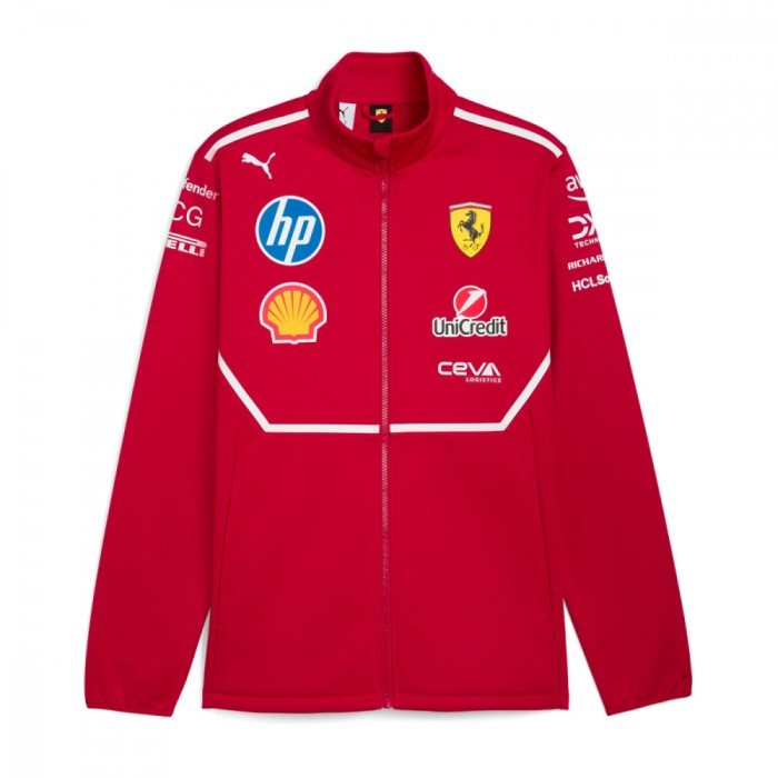 Ferrari geacă de bărbați softshell official Teamline Replica F1 Team 2025 - M