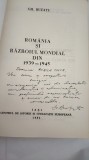 RAZBOIUL MONDIAL DIN 1939-1945- GH.BUZATU CU DEDICATIE SI SEMNATURA-1995 X3.
