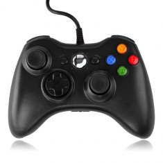 Telecomanda Controller Dual Shock pentru Xbox 360 si PC, Cablu USB 2,5m foto