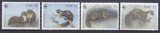 DB1 Irlanda Fauna Vidra WWF 4 v. MNH, Nestampilat