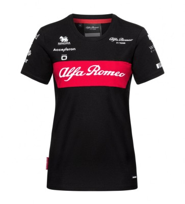 Alfa Romeo Racing tricou de dama official black F1 Team 2023 - XL foto