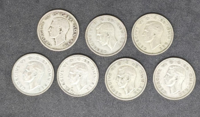 Lot Monede Argint Marea Britanie