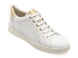 Cumpara ieftin Pantofi sport GEOX albi, D151BB, din piele naturala