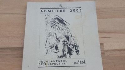 Regulamentul Concursului de Admitere la Universitatea de Arhitectura si Urbanism &amp;rdquo;Ion Mincu&amp;rdquo;- Bucuresti foto