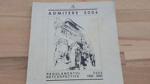 Regulamentul Concursului de Admitere la Universitatea de Arhitectura si Urbanism &rdquo;Ion Mincu&rdquo;- Bucuresti