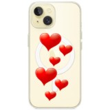 Husa personalizata apple iphone 14, magsafe, little hearts