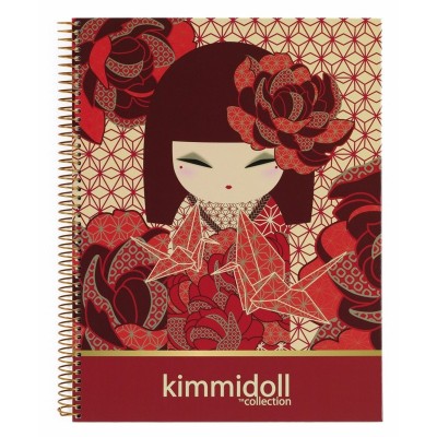 Caiet cu spira A4 - 120 file Kazuna by Kimmidoll foto